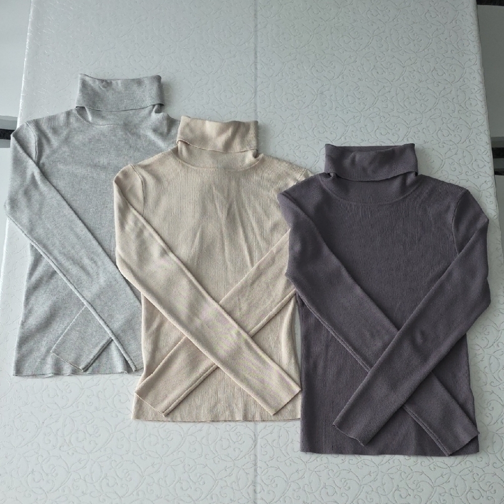 Forever 21 3 Turtleneck Sweaters